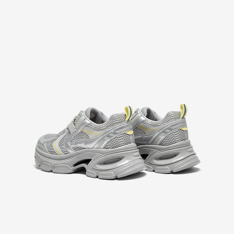 百思图2025秋季新款商场同款运动老爹鞋厚底增高女休闲鞋B3288CM5