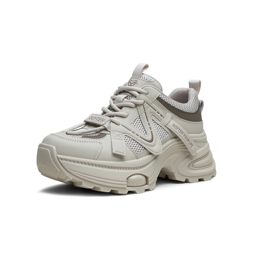 百思图2025秋季新款商场同款老爹鞋时尚厚底增高女休闲鞋G3666CM5