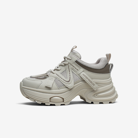 百思图2025秋季新款商场同款老爹鞋时尚厚底增高女休闲鞋G3666CM5