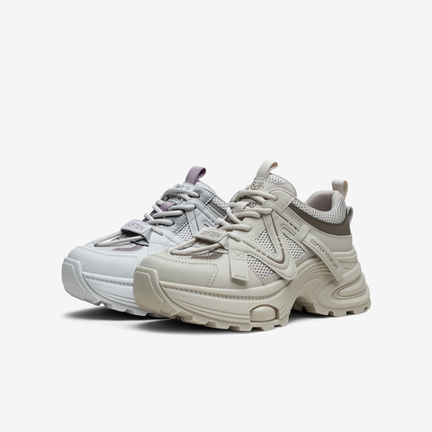 百思图2025秋季新款商场同款老爹鞋时尚厚底增高女休闲鞋G3666CM5