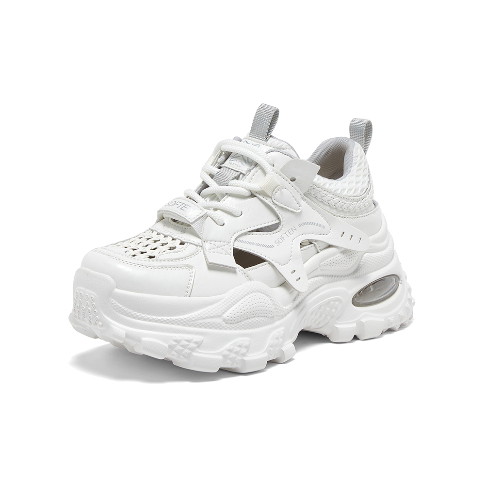 百思图2025夏季新款商场同款老爹鞋时尚厚底增高女休闲鞋G5081BM5