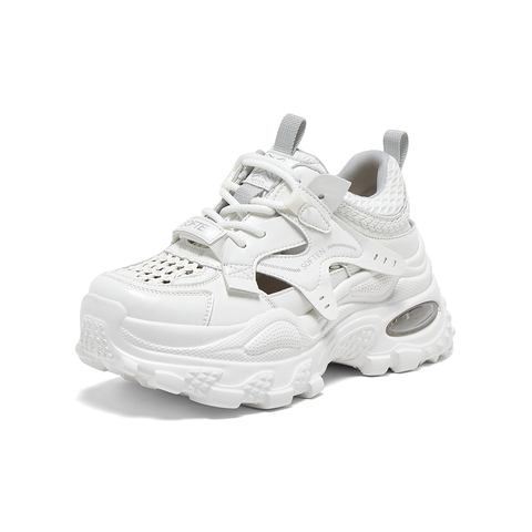 百思图2025夏季新款商场同款老爹鞋时尚厚底增高女休闲鞋G5081BM5