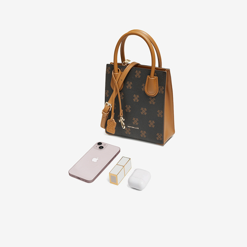 百思图2025秋季新款商场同款手提包时尚通勤单肩斜挎包女TY041CX5