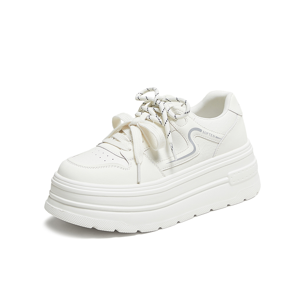 百思图2025秋季新款商场同款板鞋时尚街头女休闲运动鞋D3283CM5