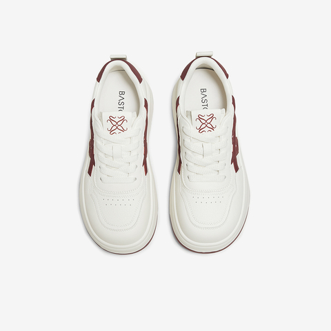 百思图2025秋季新款商场同款板鞋时尚街头潮流女休闲鞋W2025CM5