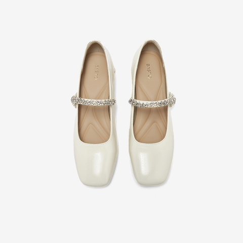 百思图2025秋季新款商场同款玛丽珍鞋时尚复古法式女单鞋W0768CQ5