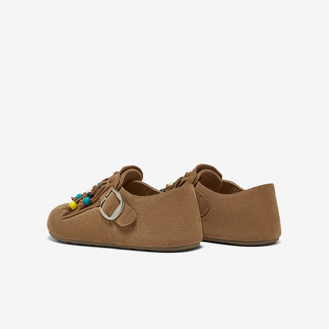 百思图2025秋季新款商场同款勃肯鞋时尚休闲女单鞋BS126CM5