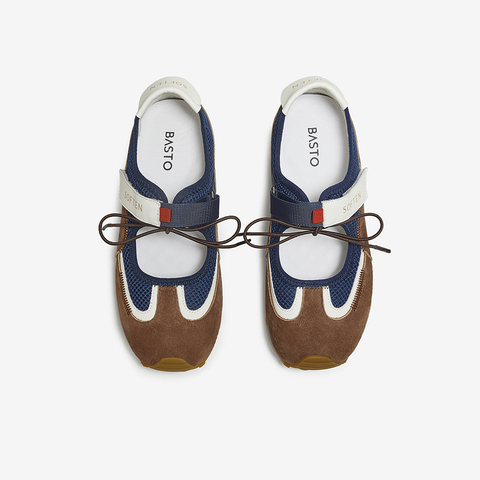 百思图2025秋季新款时尚复古休闲玛丽珍芭蕾舞鞋女单鞋D3138CM5