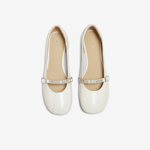 百思图2025秋季新款商场同款玛丽珍鞋时尚通勤粗跟女单鞋RD21TCQ5