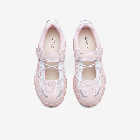 百思图2025秋季新款时尚复古运动德训鞋厚底女休闲鞋A2074CM5