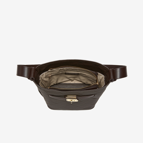 百思图2025秋季新款商场同款水桶包时尚潮流单肩包女W6A38CX5