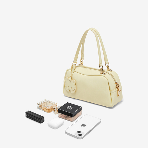 百思图2025夏新款商场同款波士顿包时尚通勤单肩斜挎包女TY013BX5