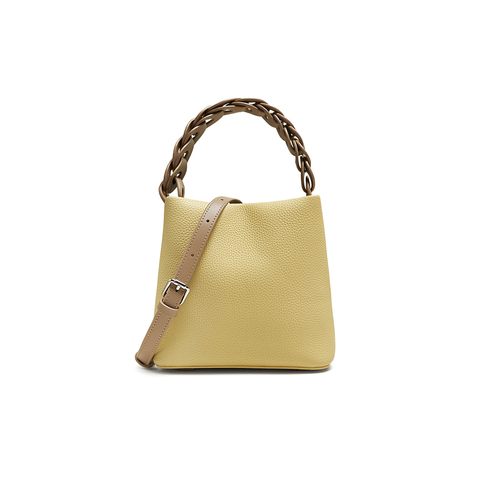 百思图2025秋季新款商场同款水桶包时尚简约通勤斜挎包女TY019CX5