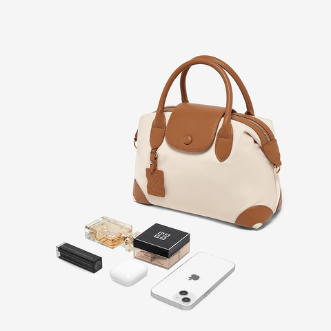 百思图2025秋季新款商场同款手提包时尚简约通勤斜挎包女TY035CX5