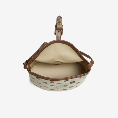 百思图2025秋季新款商场同款腋下包时尚复古斜挎包女TY038CX5