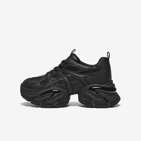 百思图2025秋季新款商场同款老爹鞋时尚厚底增高女休闲鞋G8833CM5