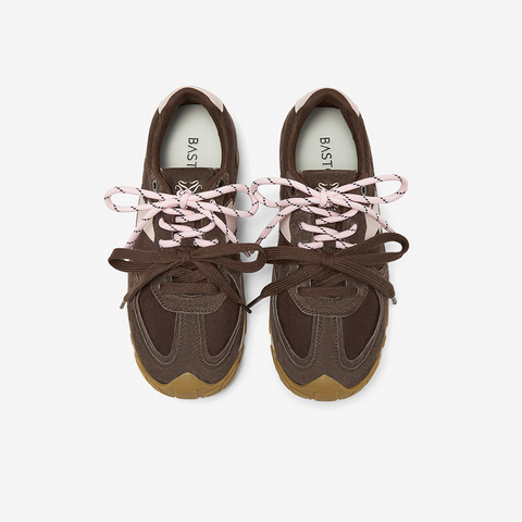 百思图2025秋季新款商场同款德训鞋时尚复古街头女休闲鞋G6613CM5