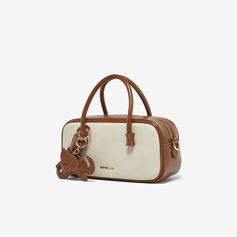 百思图2025夏新款商场同款波士顿包时尚潮流单肩斜挎包女TY014BX5