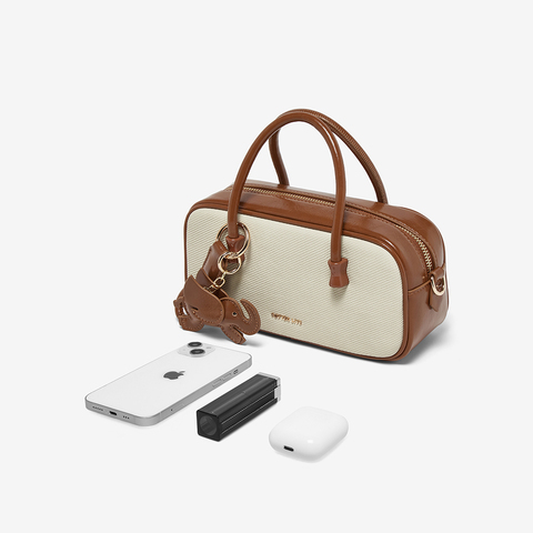 百思图2025夏新款商场同款波士顿包时尚潮流单肩斜挎包女TY014BX5