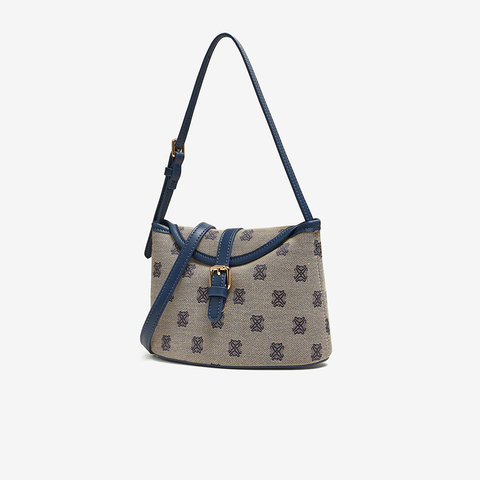 百思图2025秋季新款商场同款腋下包时尚复古斜挎包女TY038CX5