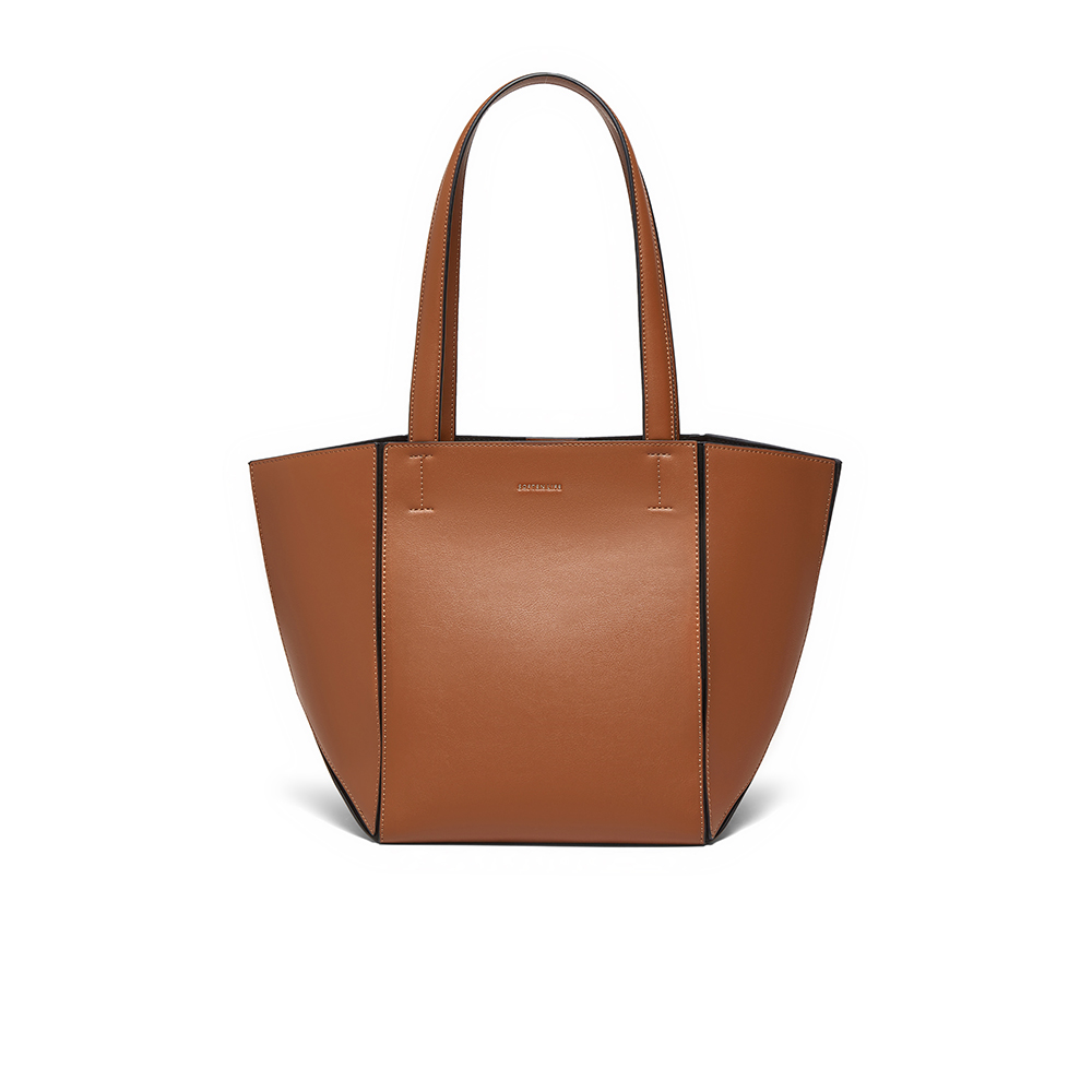 百思图2025秋季新款商场同款托特包时髦大容量单肩包女J8065CX5