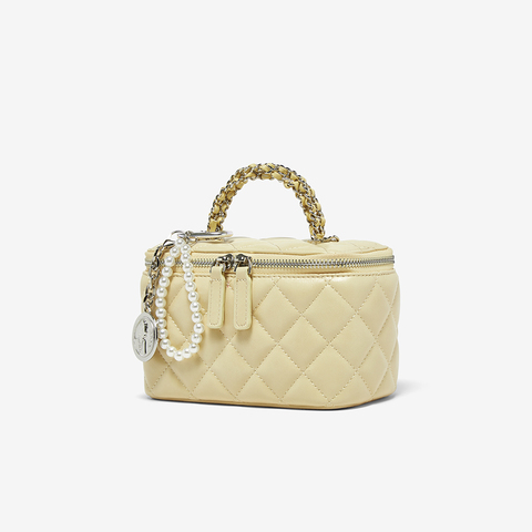 百思图2025夏季新款商场同款绗缝盒子包时尚通勤斜挎包女TY018BX5