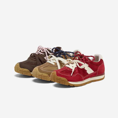 百思图2025秋季新款商场同款德训鞋时尚复古街头女休闲鞋G6613CM5