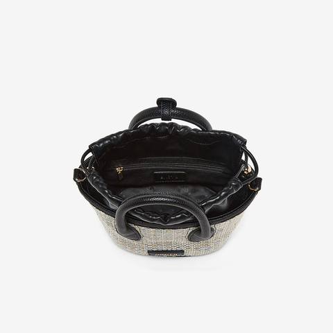 百思图2025夏新款商场同款时尚菜篮子水桶包单肩斜挎包女X3675BX5