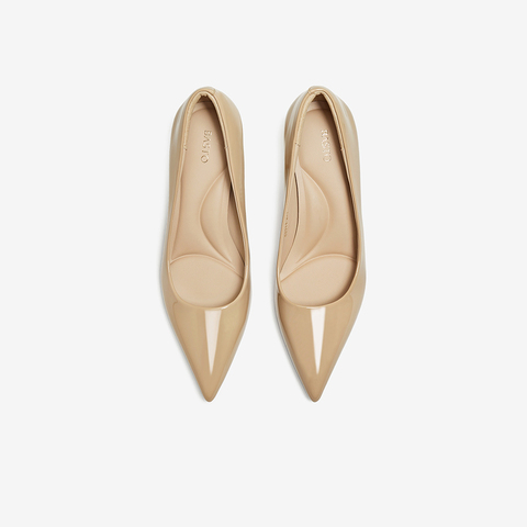 百思图2025秋季新款商场同款浅口单鞋潮流细高跟尖头女鞋CU711CQ5