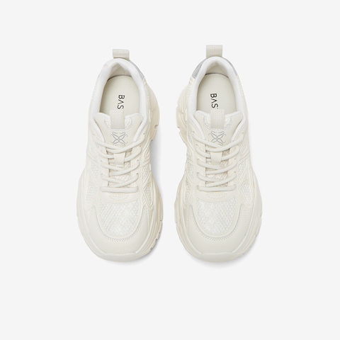 百思图2025秋季新款商场同款老爹鞋时尚厚底增高女休闲鞋G8833CM5