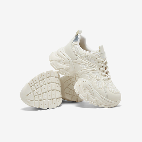 百思图2025秋季新款商场同款老爹鞋时尚厚底增高女休闲鞋G8833CM5