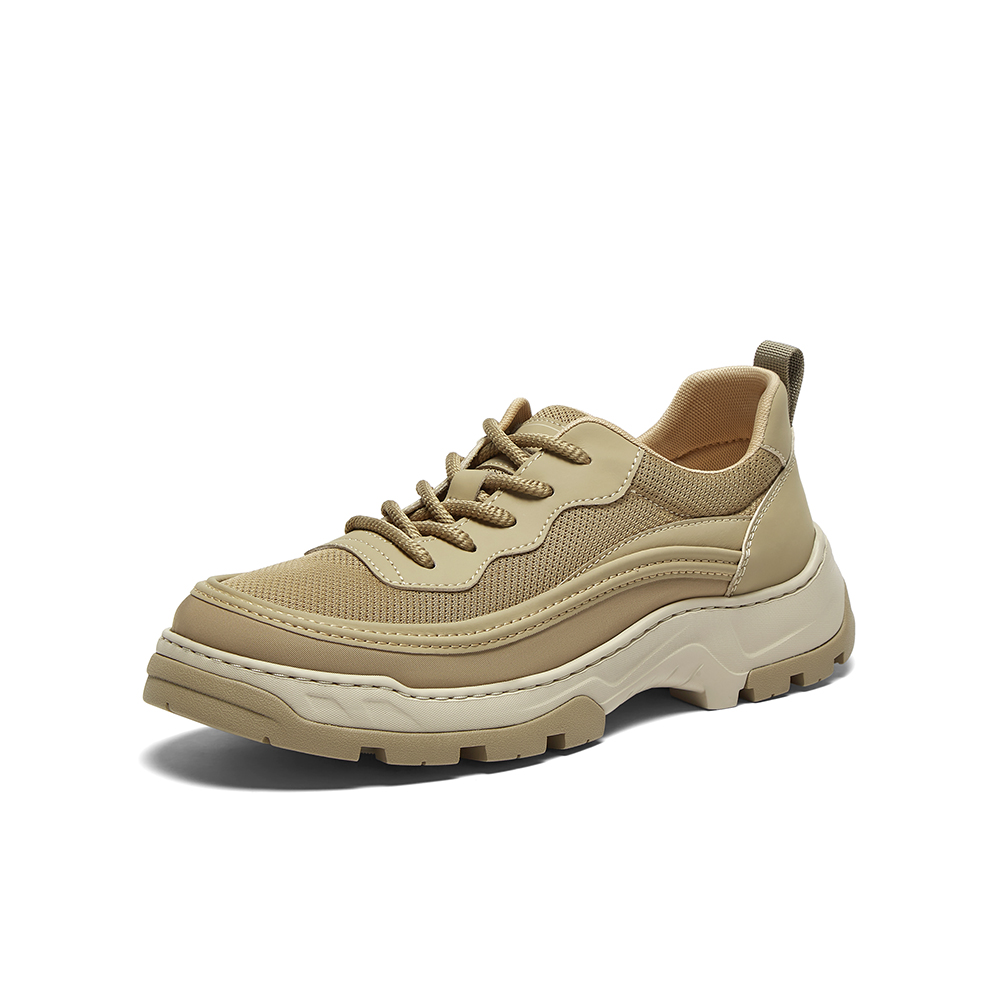 百思图2025夏季新款简约时尚街头户外运动厚底男休闲鞋K8856BM5