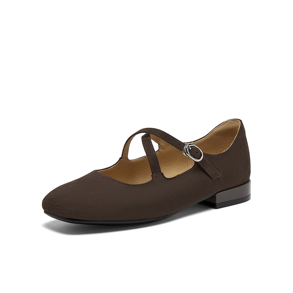 百思图2025秋季新款玛丽珍鞋时尚复古法式潮流女单鞋F3058CQ5