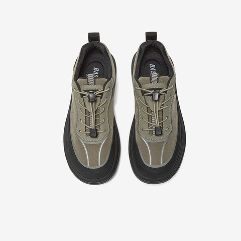 百思图2025秋季新款商场同款时尚街头潮流男休闲运动鞋23596CM5