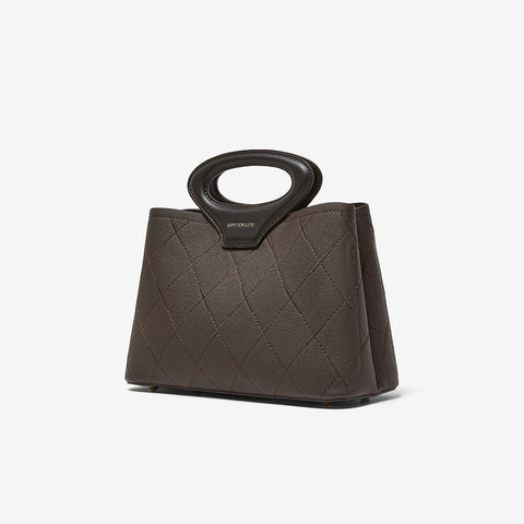 百思图2025秋季新款商场同款手提包简约通勤单肩斜挎包女J8031CX5