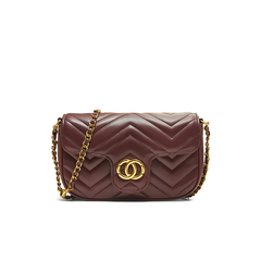 百思图2025冬季新款商场同款小方包时尚潮流单肩斜挎包女TY053DX5