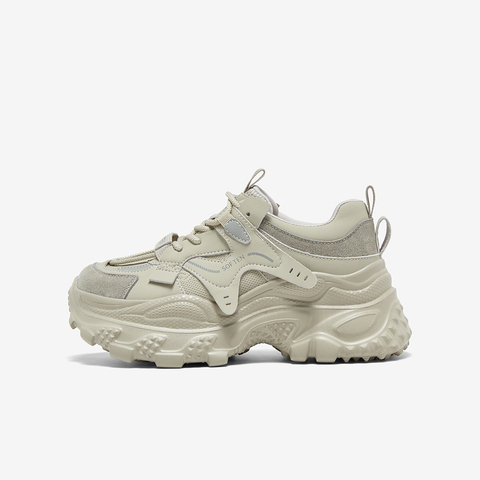 百思图2025秋季新款商场同款老爹鞋时尚厚底增高女休闲鞋G6111CM5