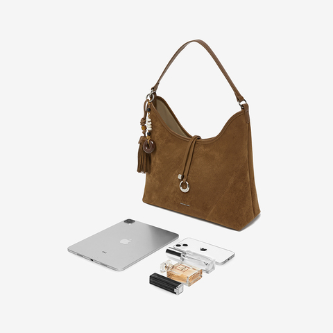 百思图2025秋季新款商场同款托特包时尚大容量单肩包女X3751CX5