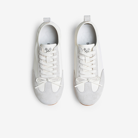 百思图2025秋季新款德训鞋时尚简约户外运动女休闲鞋D3225CM5