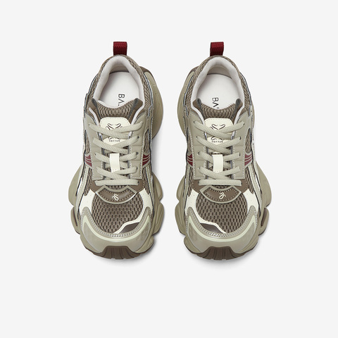 百思图2025秋季新款老爹鞋时尚潮流街头厚底增高女休闲鞋B8967CM5