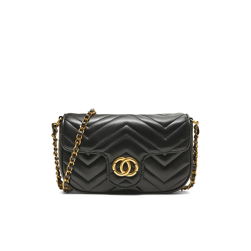 百思图2025冬季新款商场同款小方包时尚潮流单肩斜挎包女TY053DX5