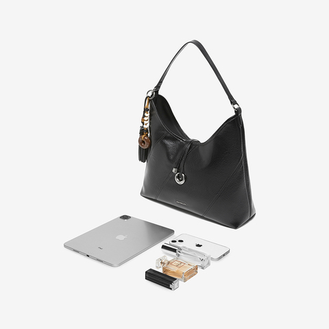 百思图2025秋季新款商场同款托特包时尚大容量单肩包女X3751CX5