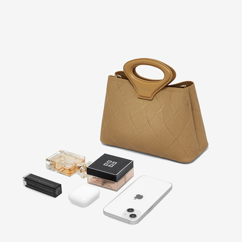 百思图2025秋季新款商场同款手提包简约通勤单肩斜挎包女J8031CX5