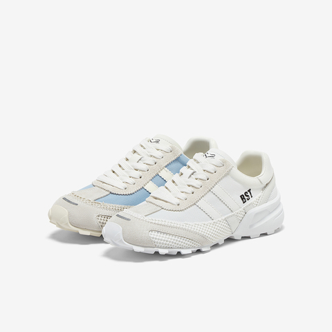 百思图2025秋季新款德训鞋时尚复古街头运动女休闲鞋D3262CM5