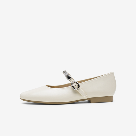 百思图2025秋季新款商场同款玛丽珍鞋时尚复古法式女单鞋F2081CQ5