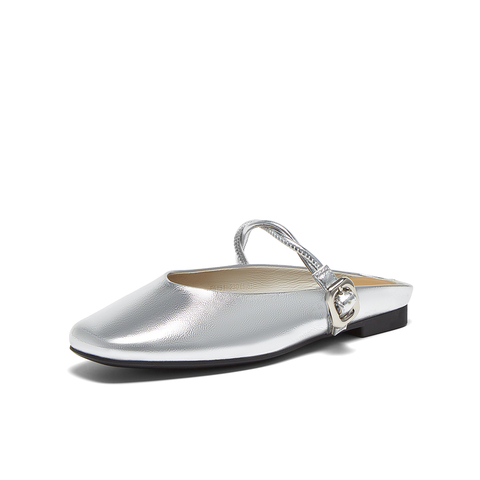 百思图2025夏季新款时尚潮流通勤穆勒鞋平跟女拖鞋F5131BH5