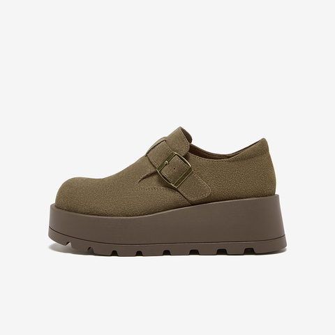 百思图2025冬季新款商场同款勃肯鞋时尚休闲女单鞋F3109DM5