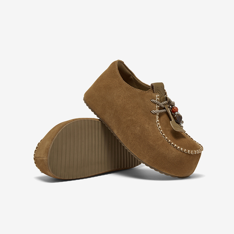 百思图2025秋季新款商场同款勃肯鞋简约复古休闲女单鞋E7350CM5