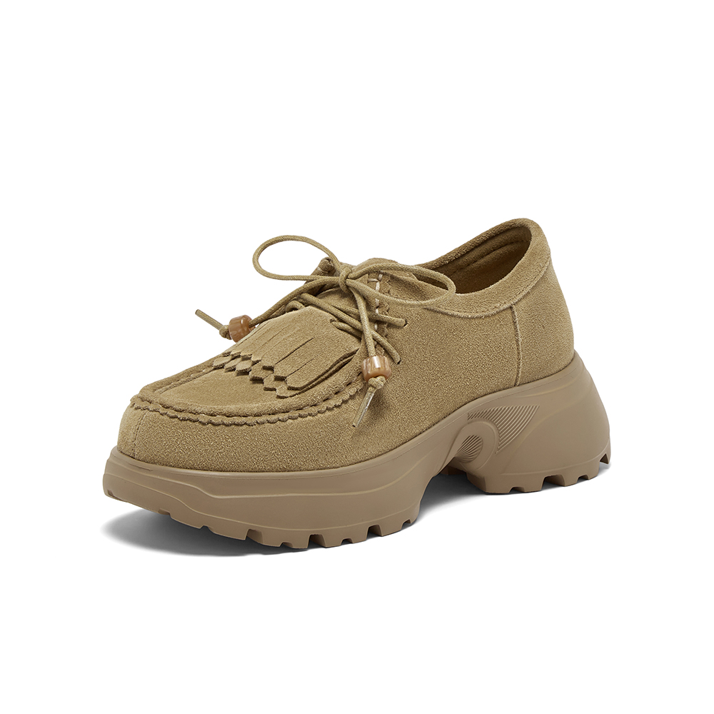 百思图2025秋季新款商场同款勃肯鞋简约休闲女单鞋D3503CM5