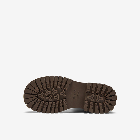 百思图2025冬季新款骑士靴时尚街头潮流通勤粗跟女长靴F2032DG5